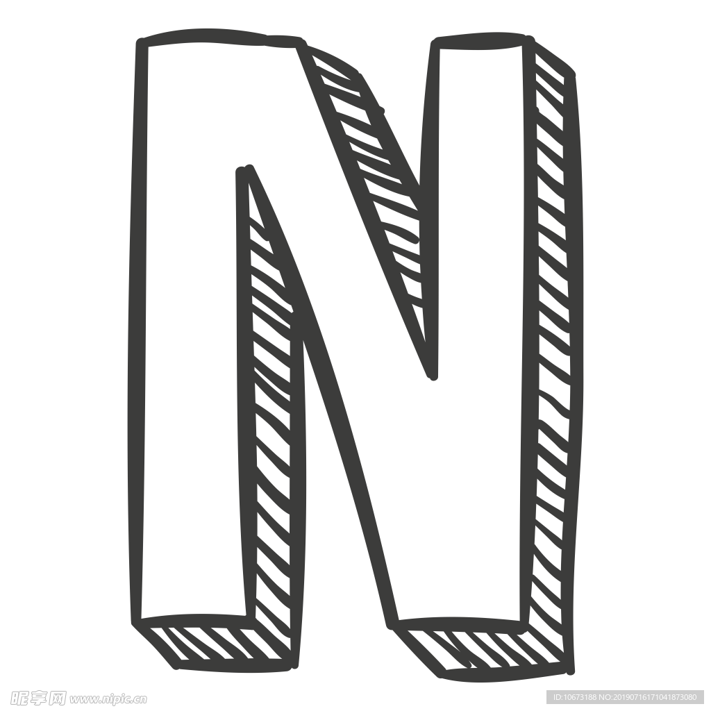 卡通字母
