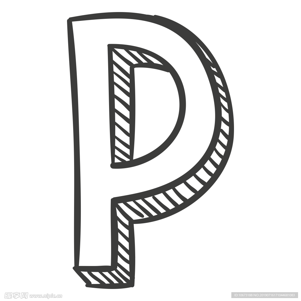 卡通字母