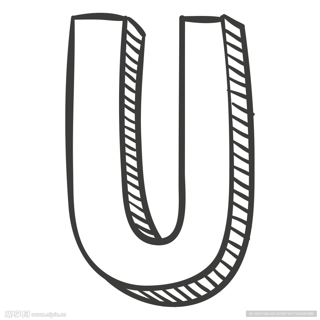 卡通字母