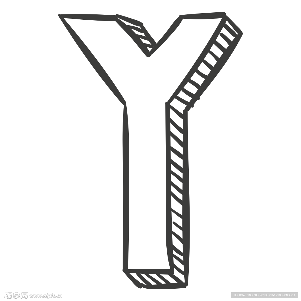 卡通字母