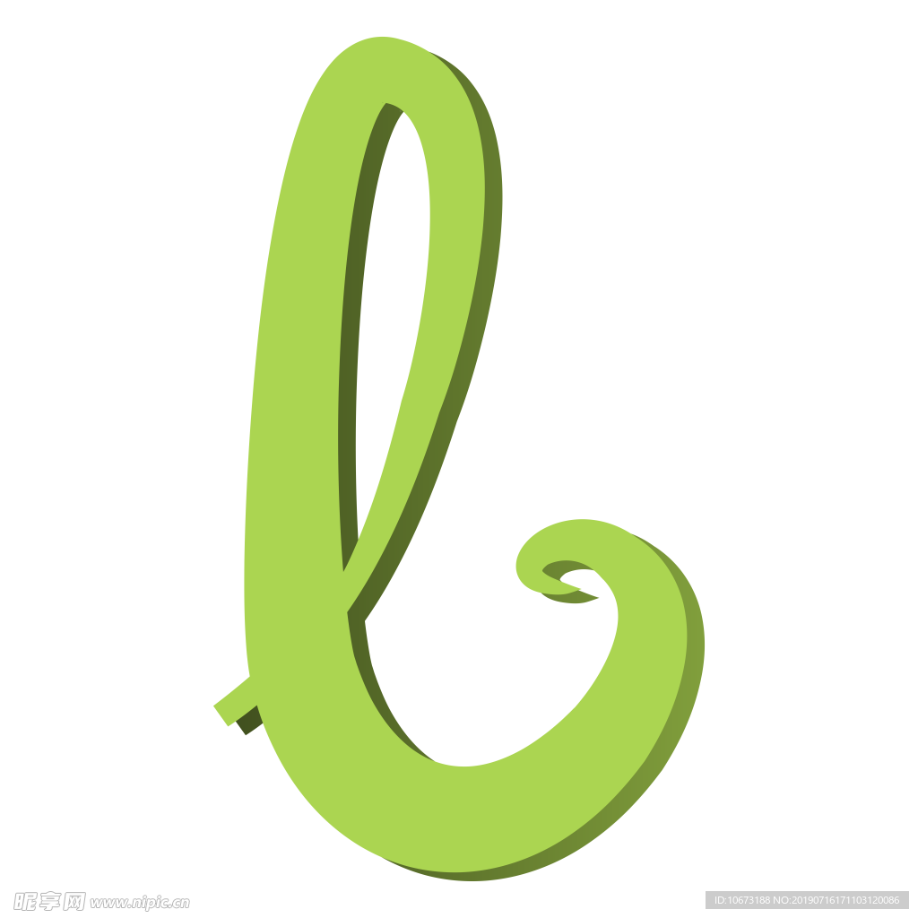 卡通字母