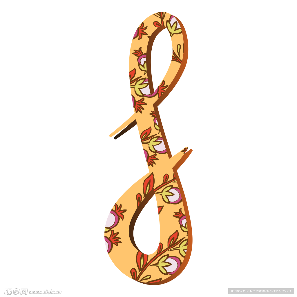 卡通字母