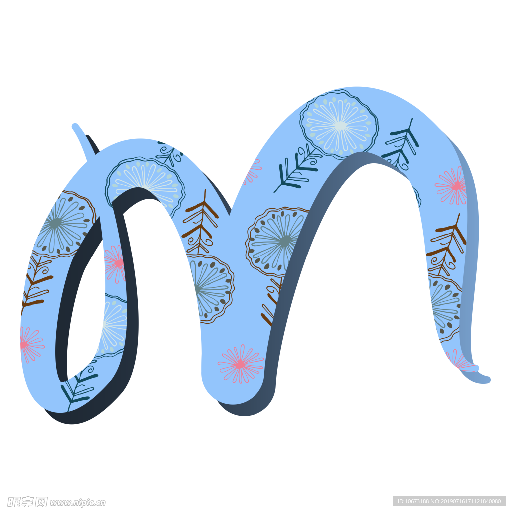 卡通字母