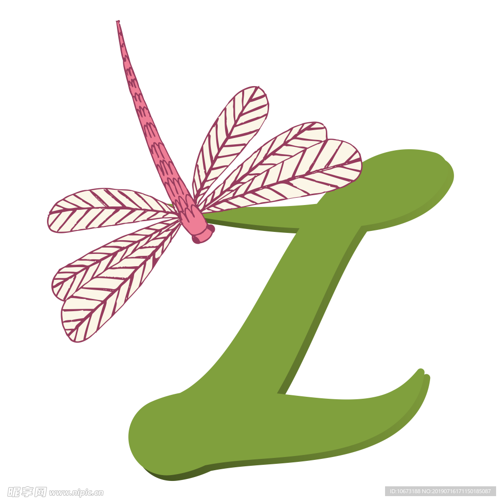 卡通字母