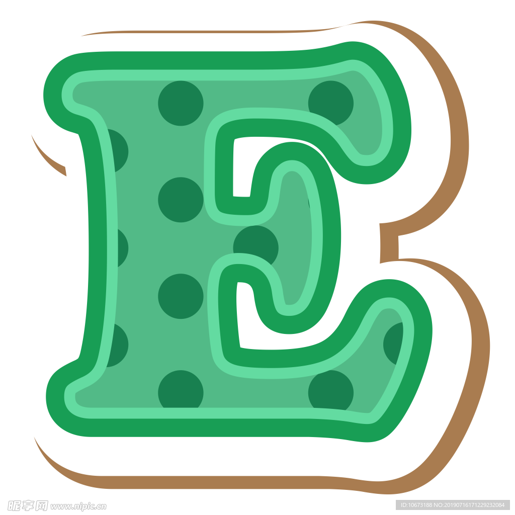 卡通字母
