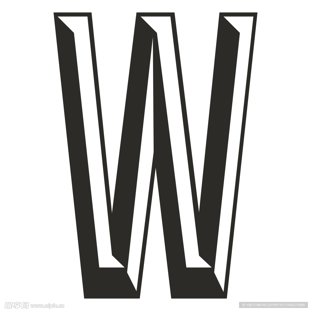 卡通字母