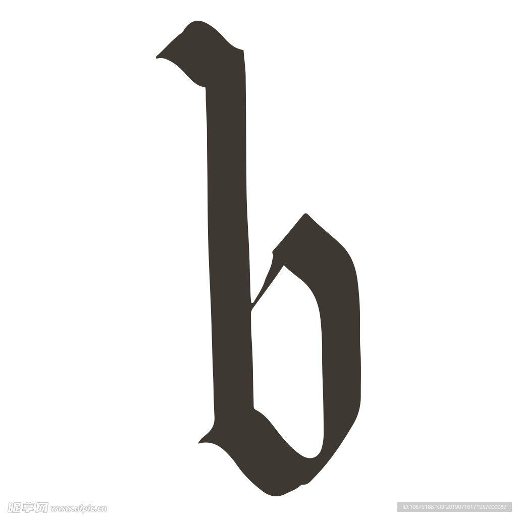 卡通字母