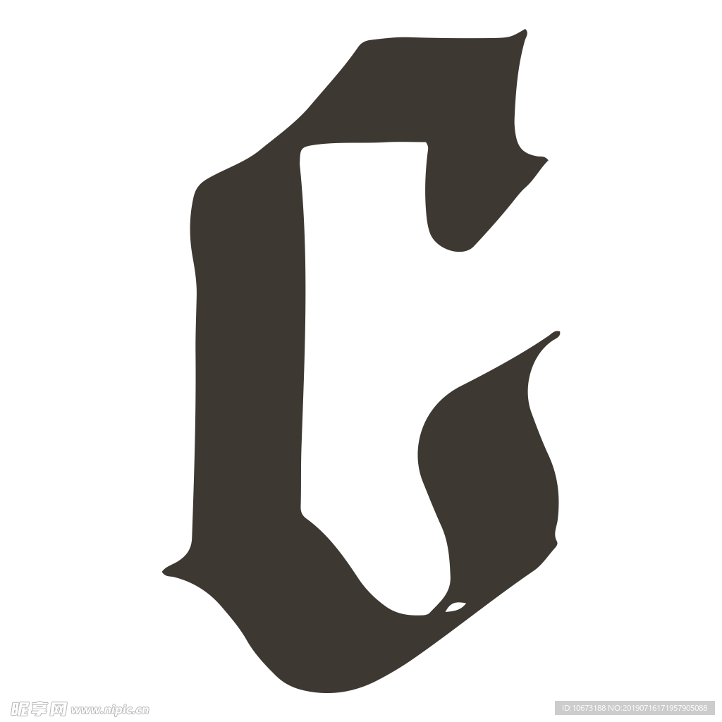 卡通字母