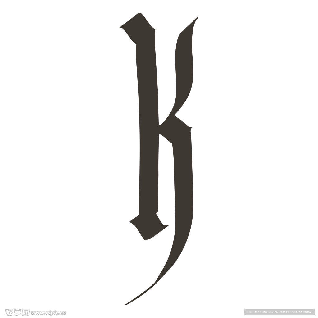 卡通字母