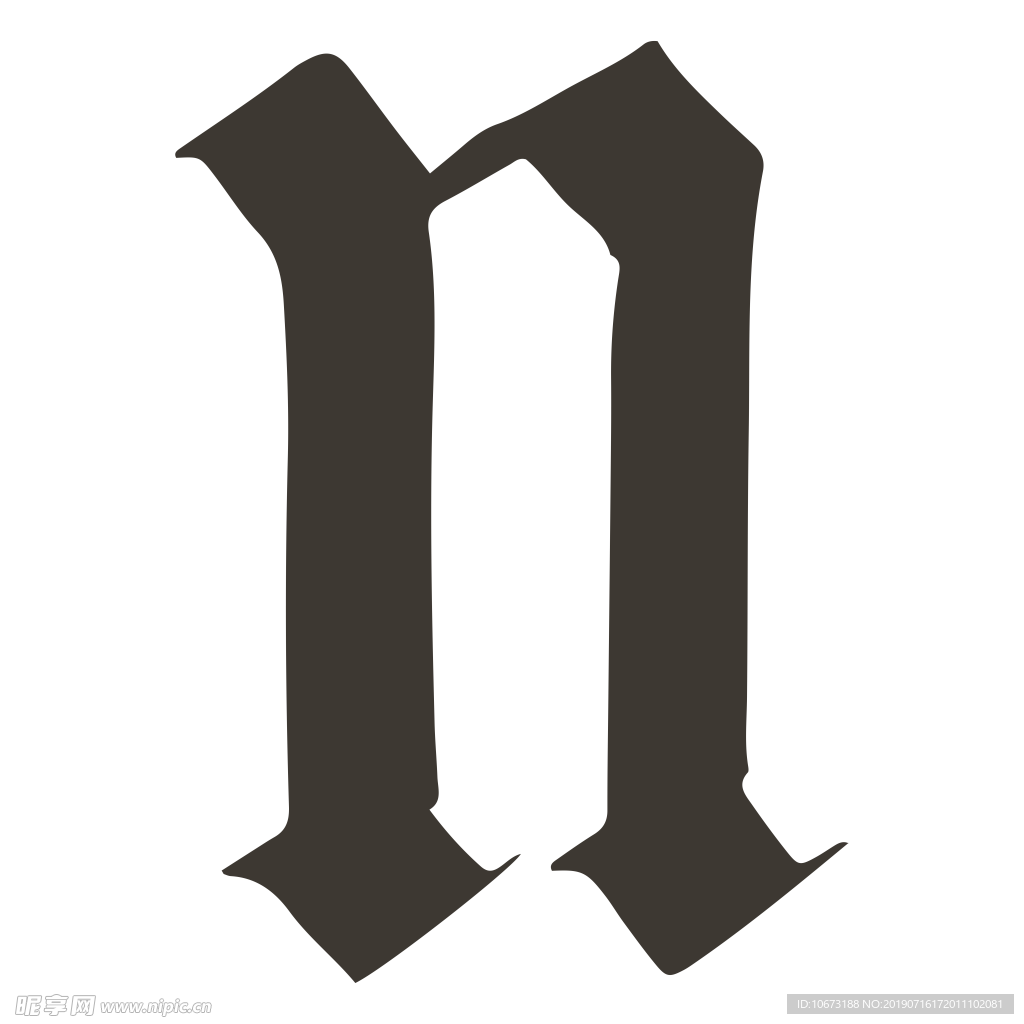 卡通字母