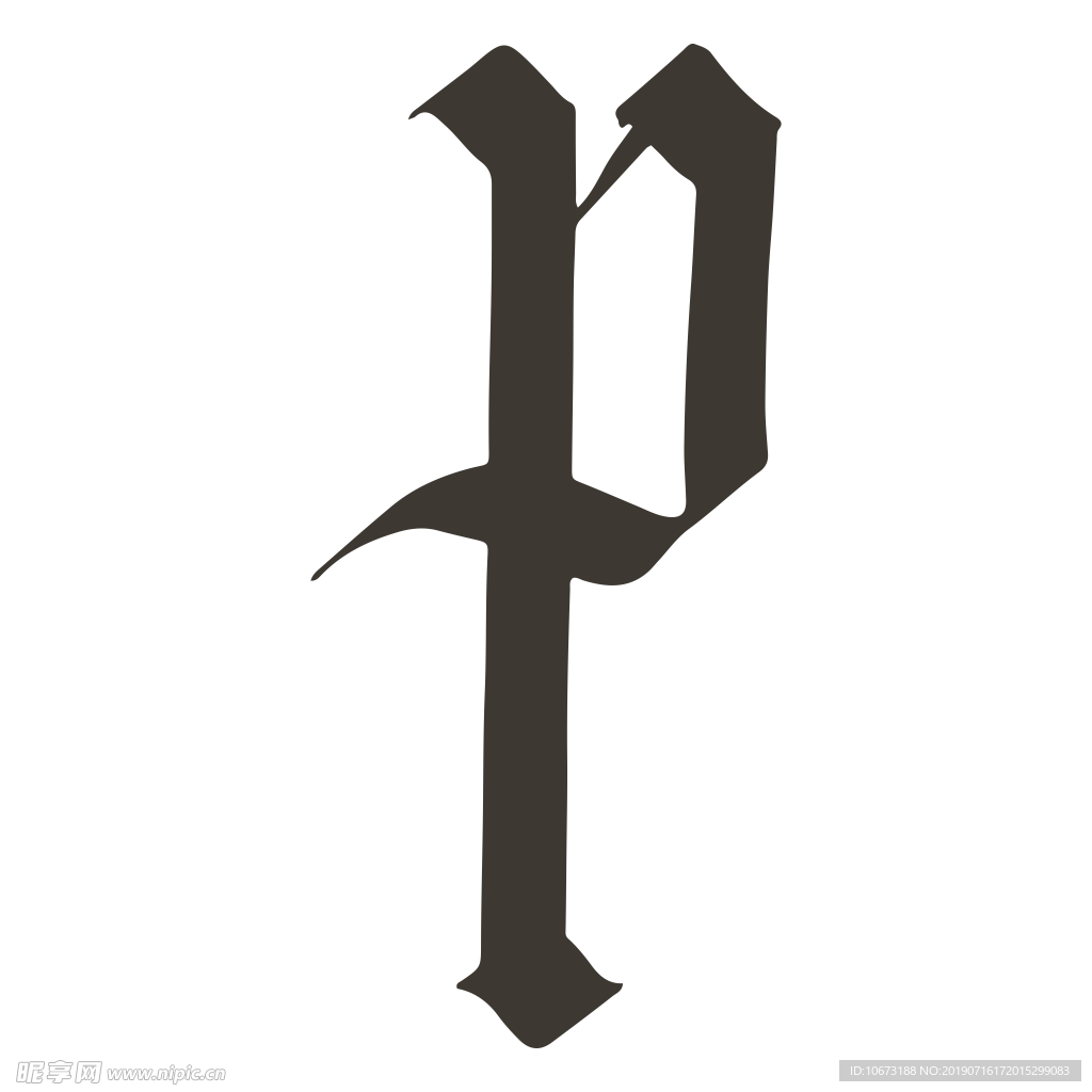 卡通字母