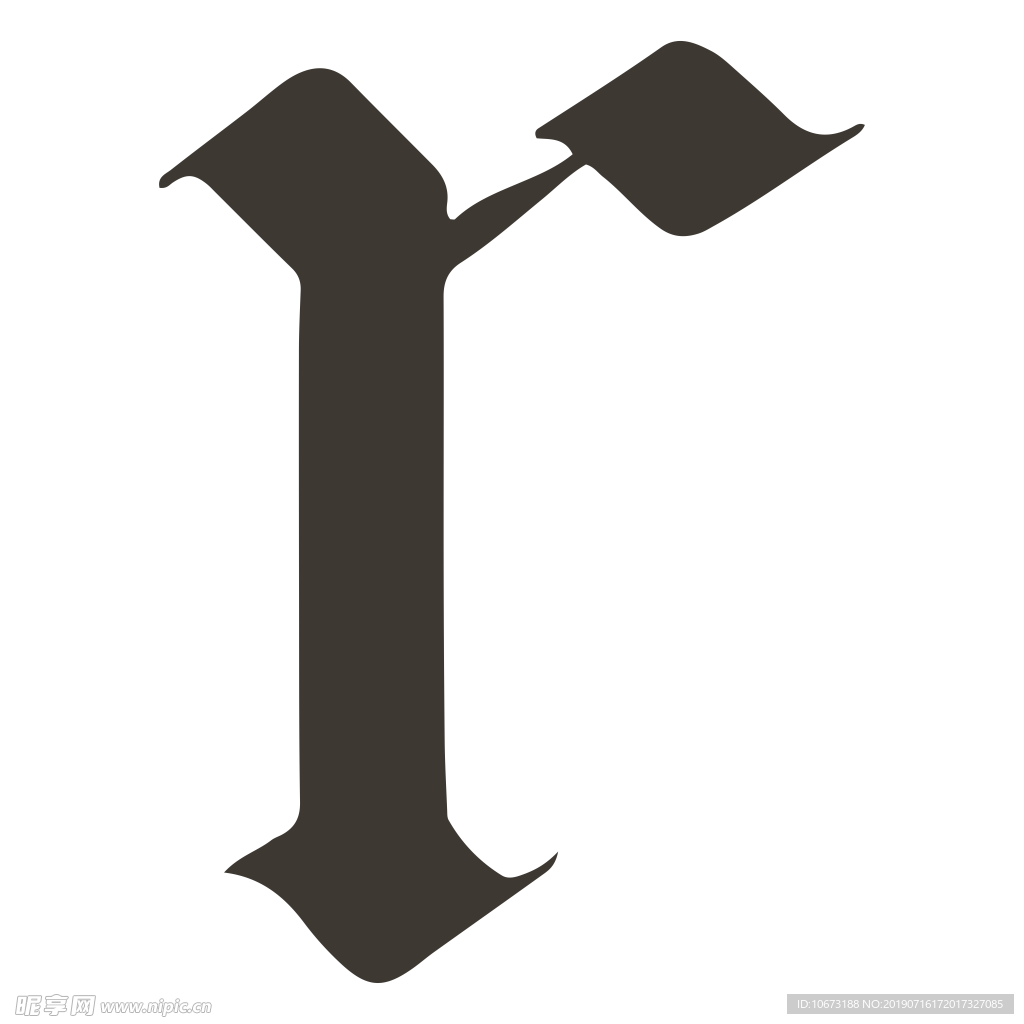 卡通字母