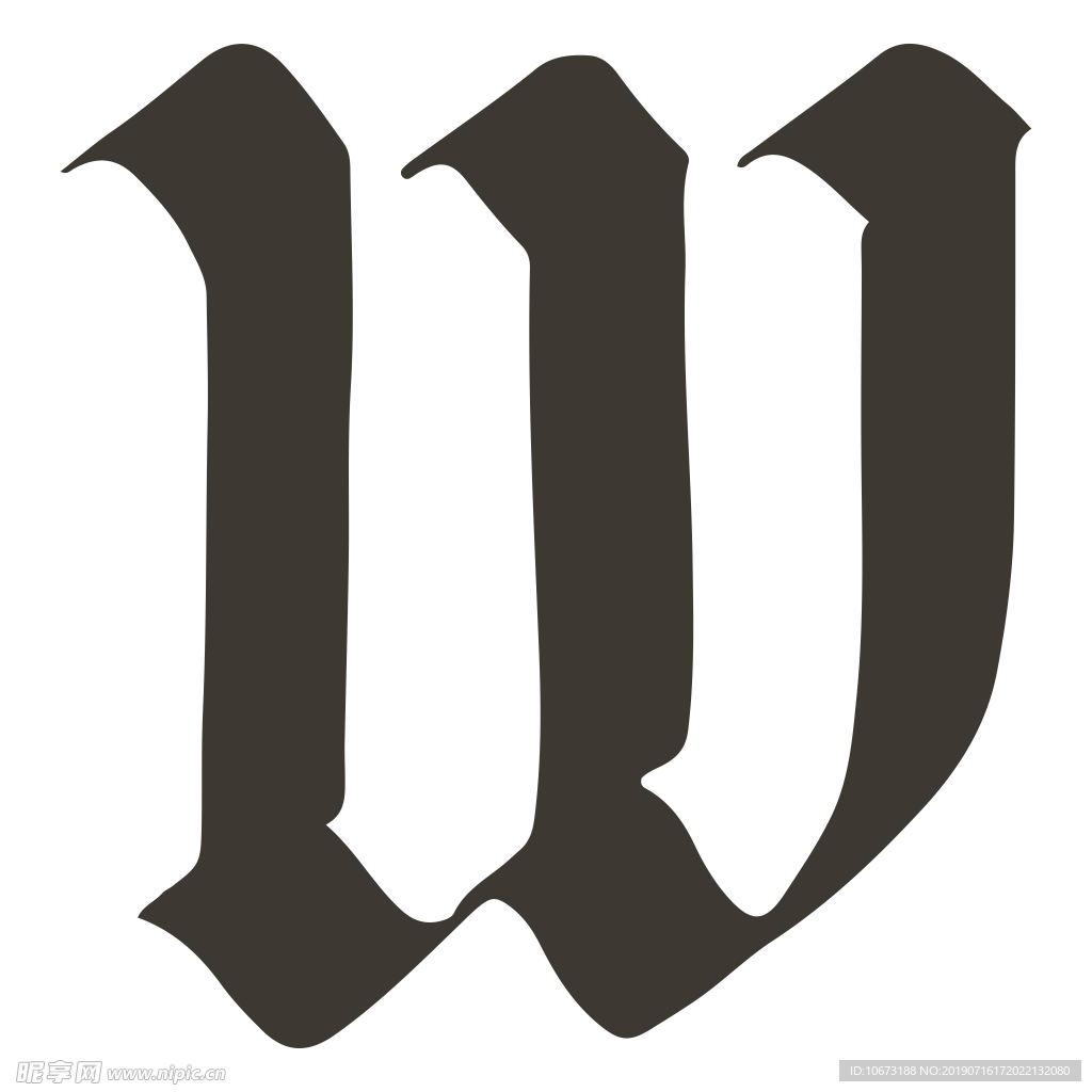 卡通字母