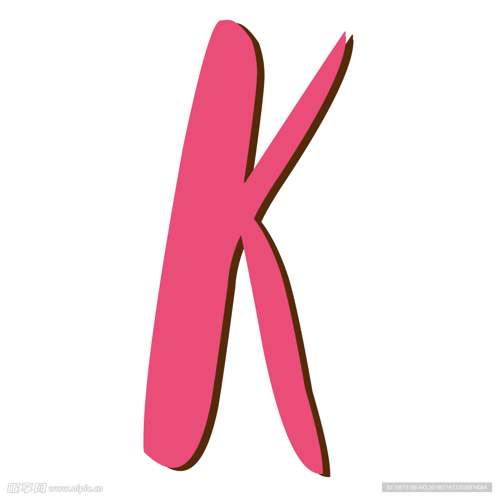卡通字母