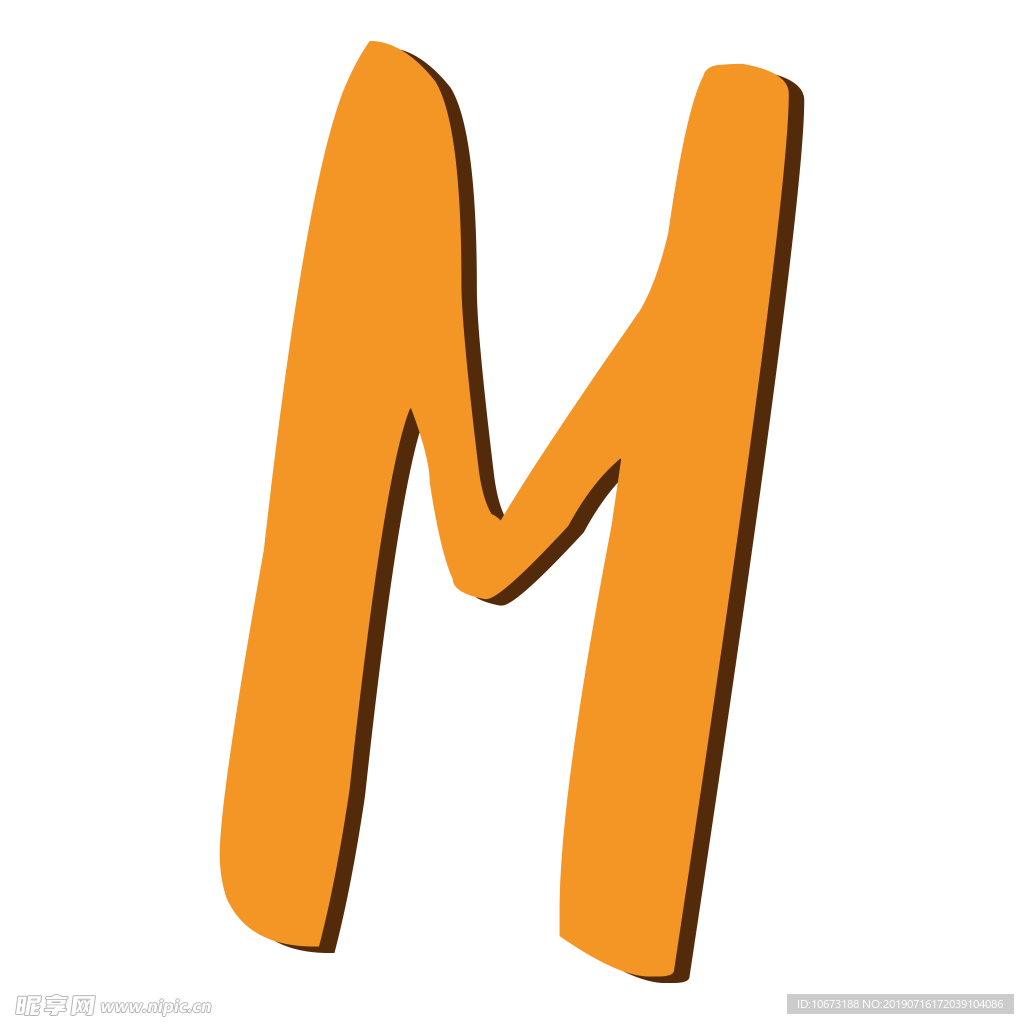 卡通字母