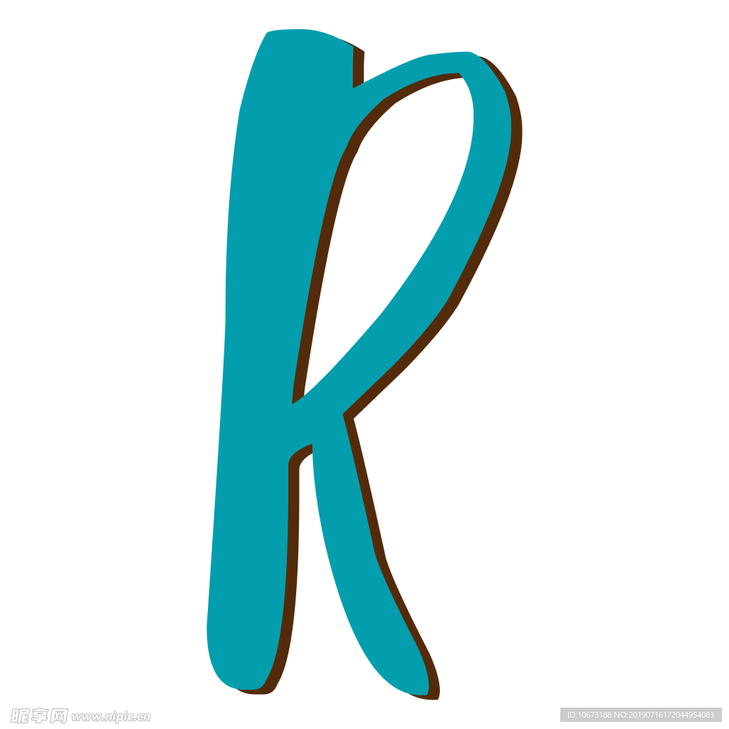 卡通字母