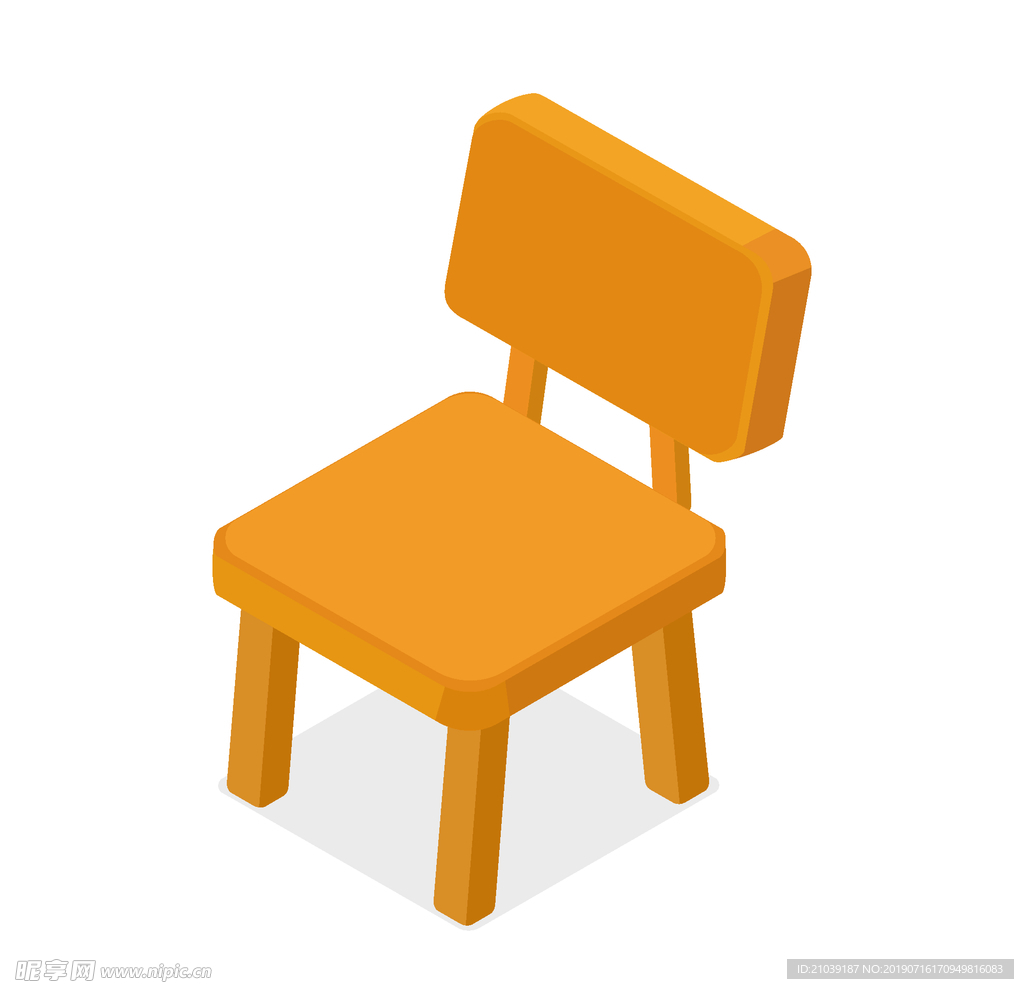 木質 椅子 座椅 木質椅子卡通插畫, 椅子, 座椅, 木質椅子卡通插畫素材圖案，PSD和PNG圖片免費下載