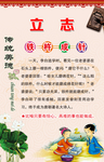 传统美德立志展板