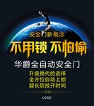 华爵品牌门窗海报