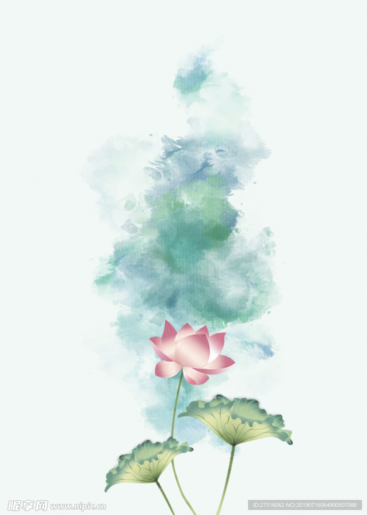 荷花背景