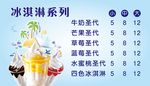 圣代冰淇淋灯箱海报