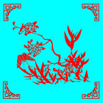 蝶恋花剪纸