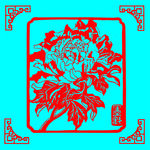花卉剪纸