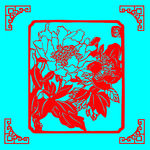 花卉剪纸