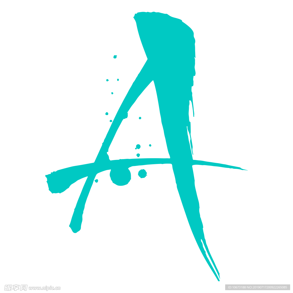 卡通字母