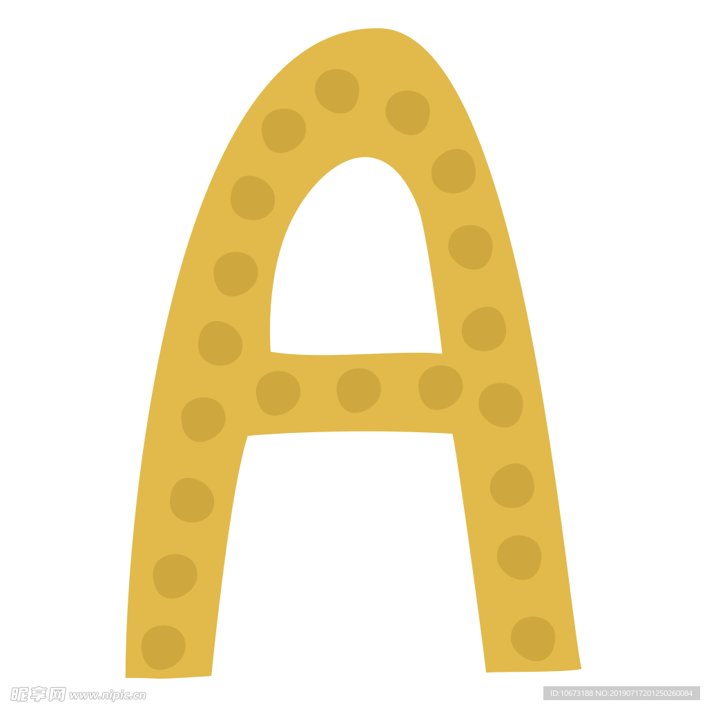 卡通字母