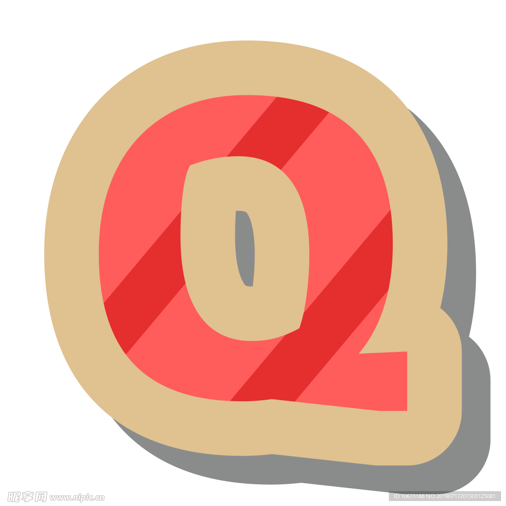 卡通字母