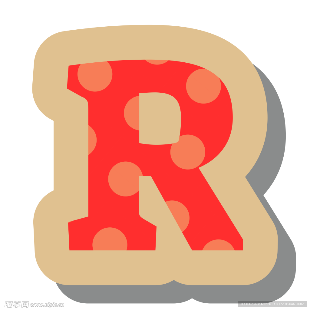 卡通字母