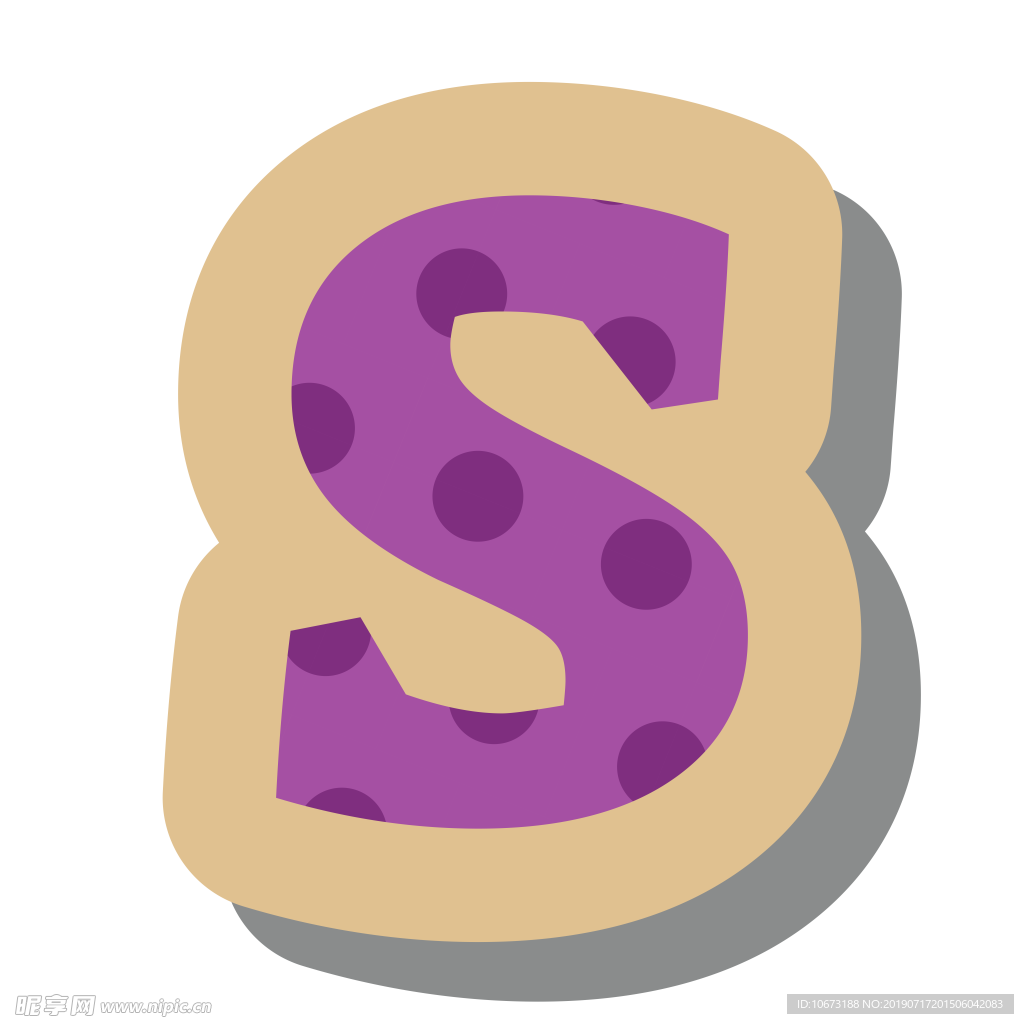 卡通字母