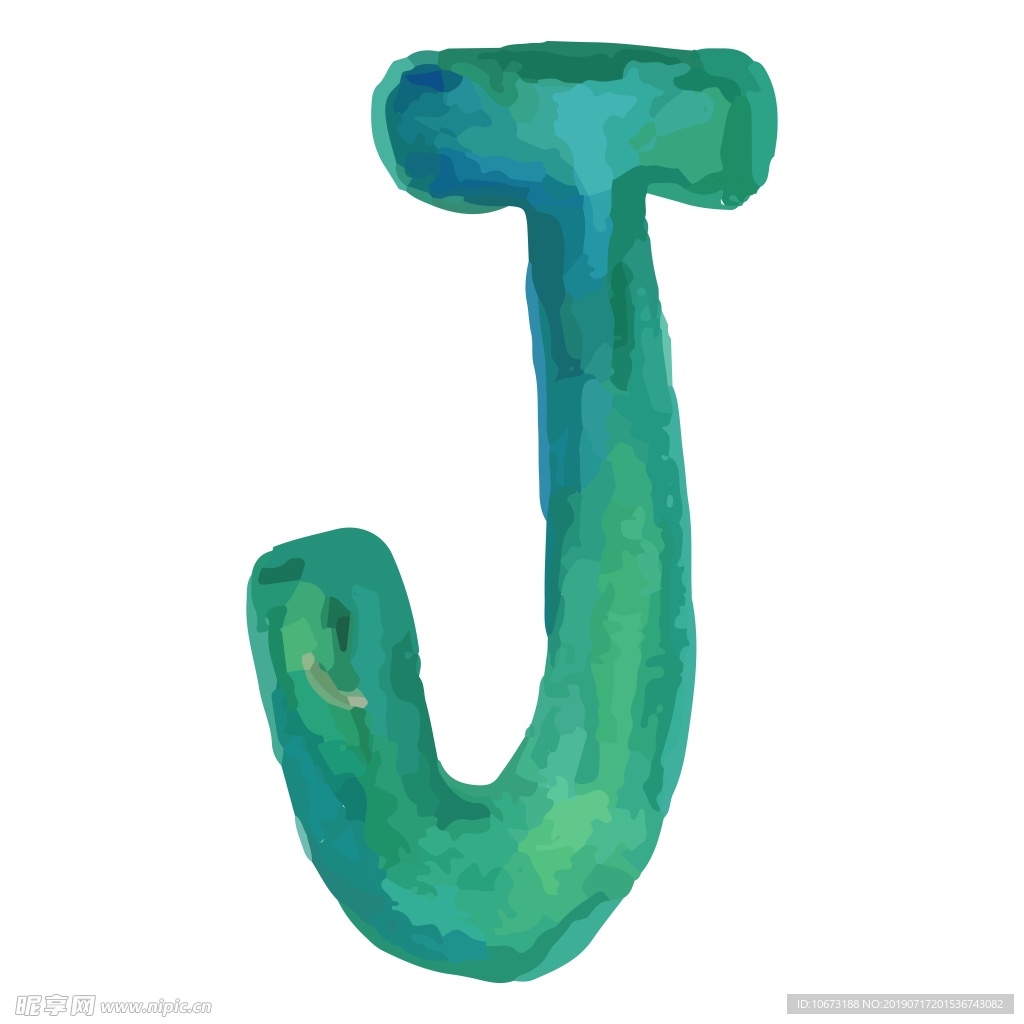 卡通字母