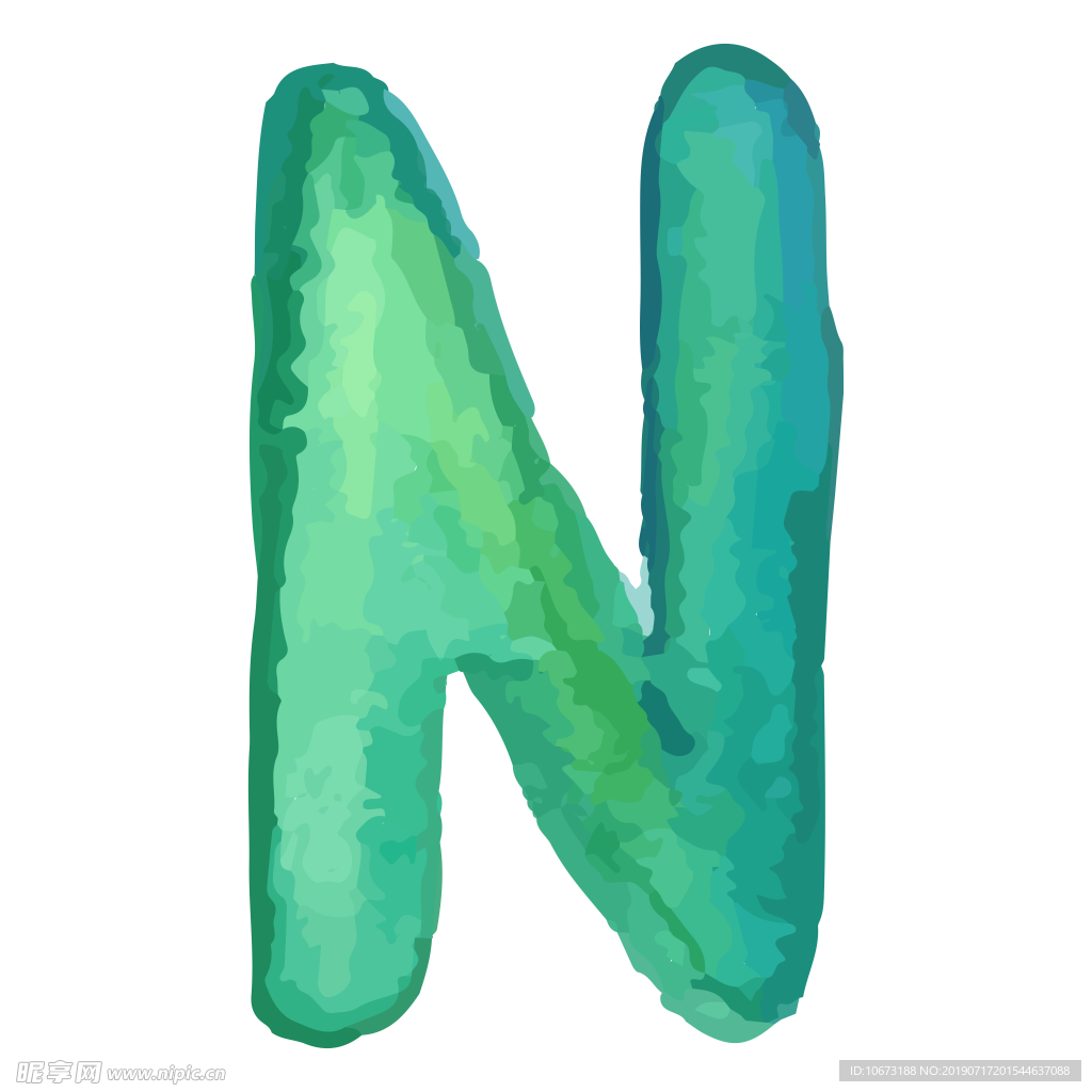 卡通字母