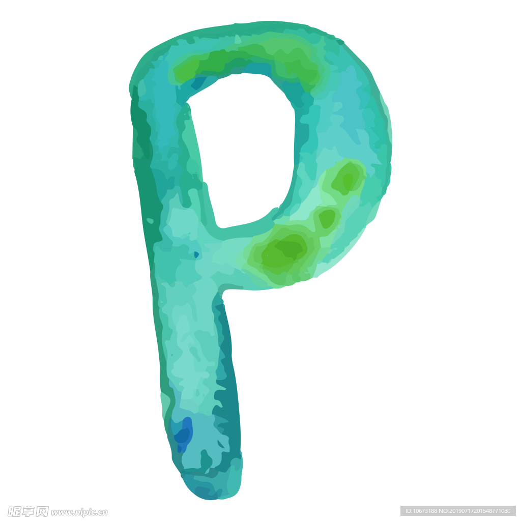 卡通字母
