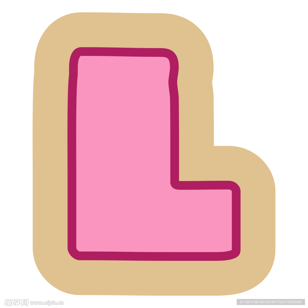 卡通字母