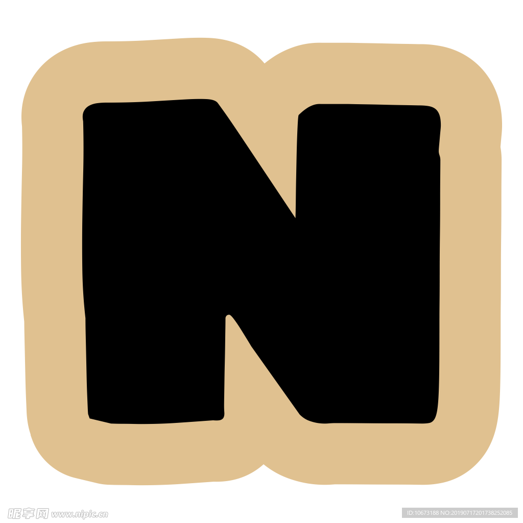 卡通字母