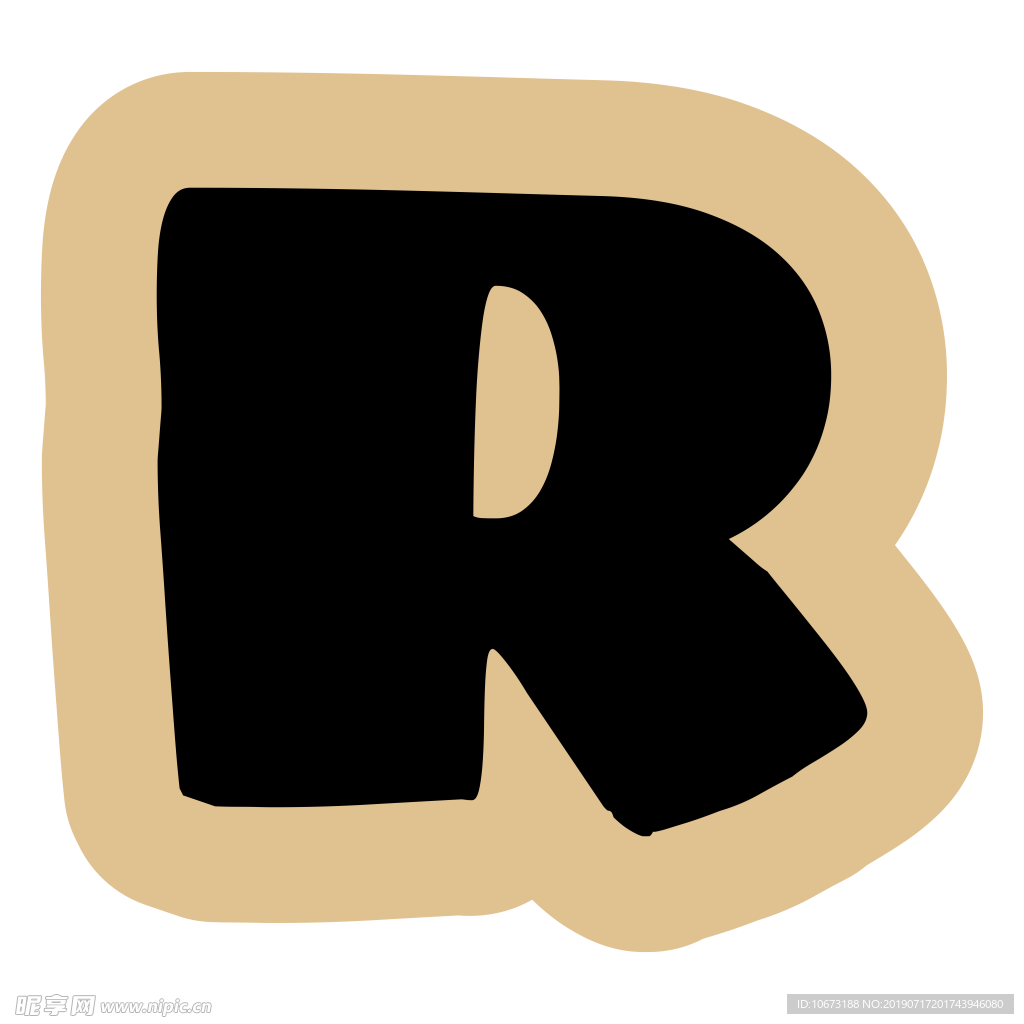 卡通字母