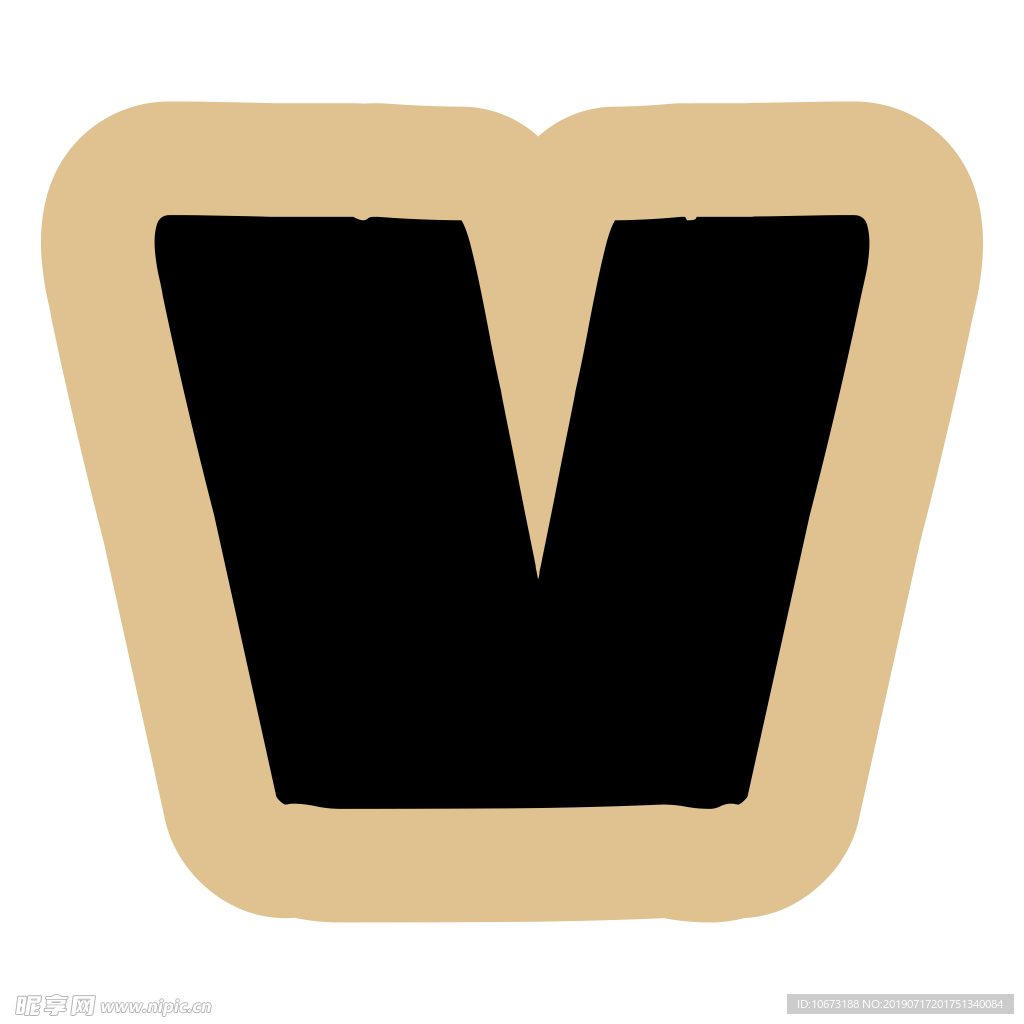 卡通字母