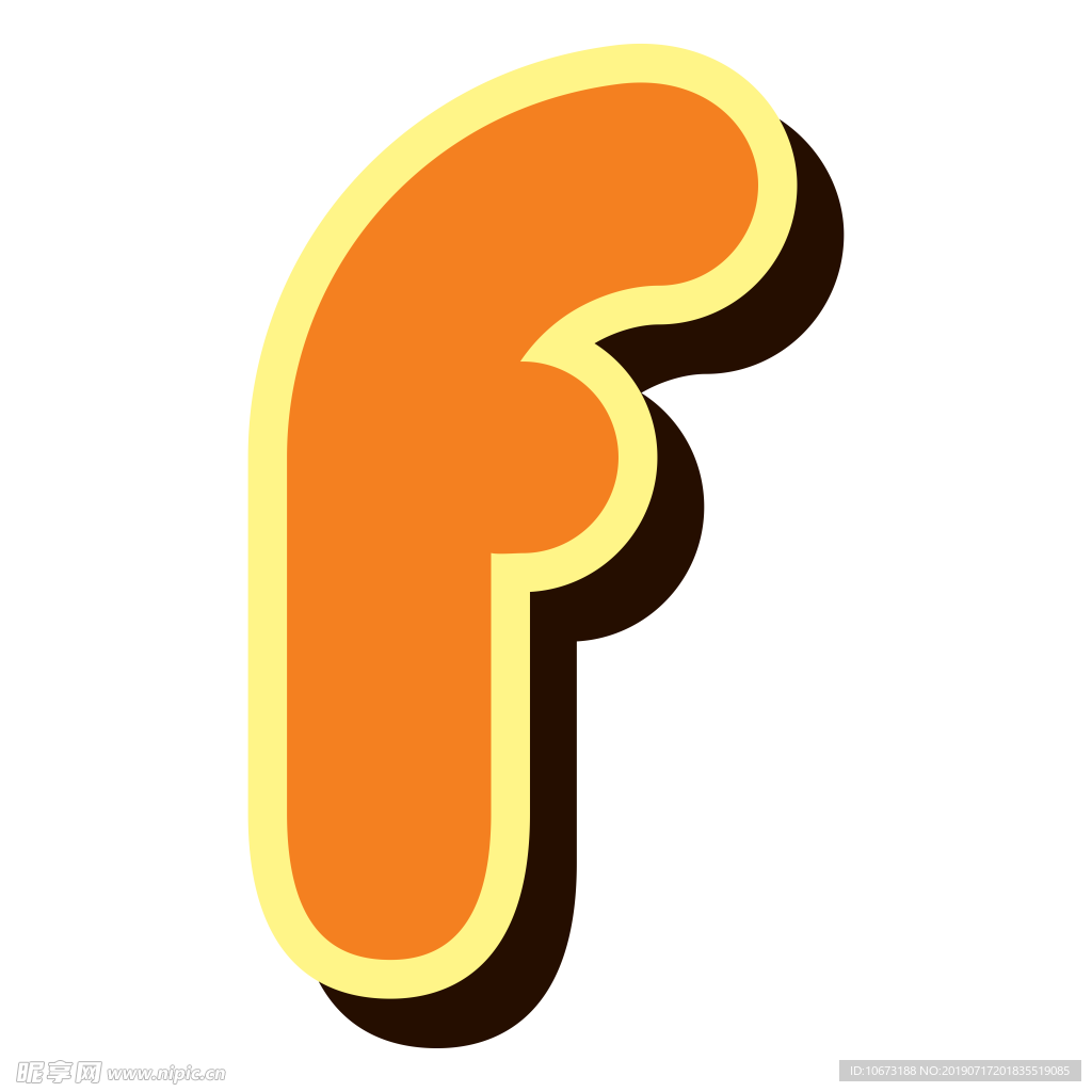 卡通字母