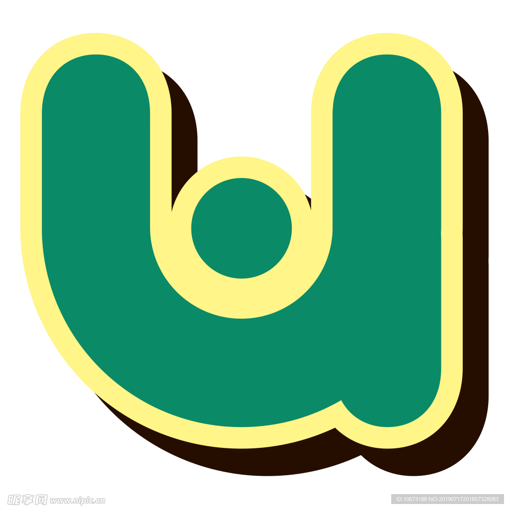 卡通字母
