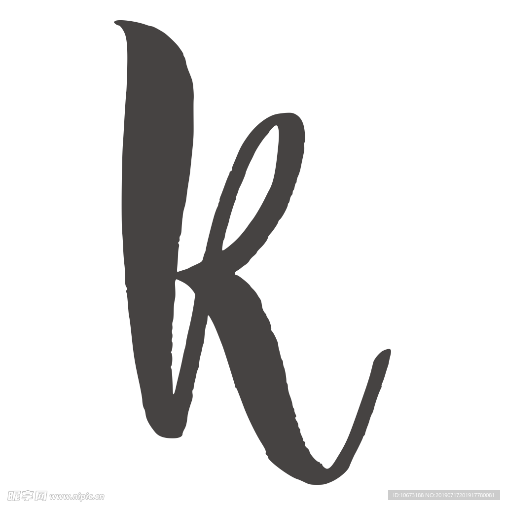 卡通字母
