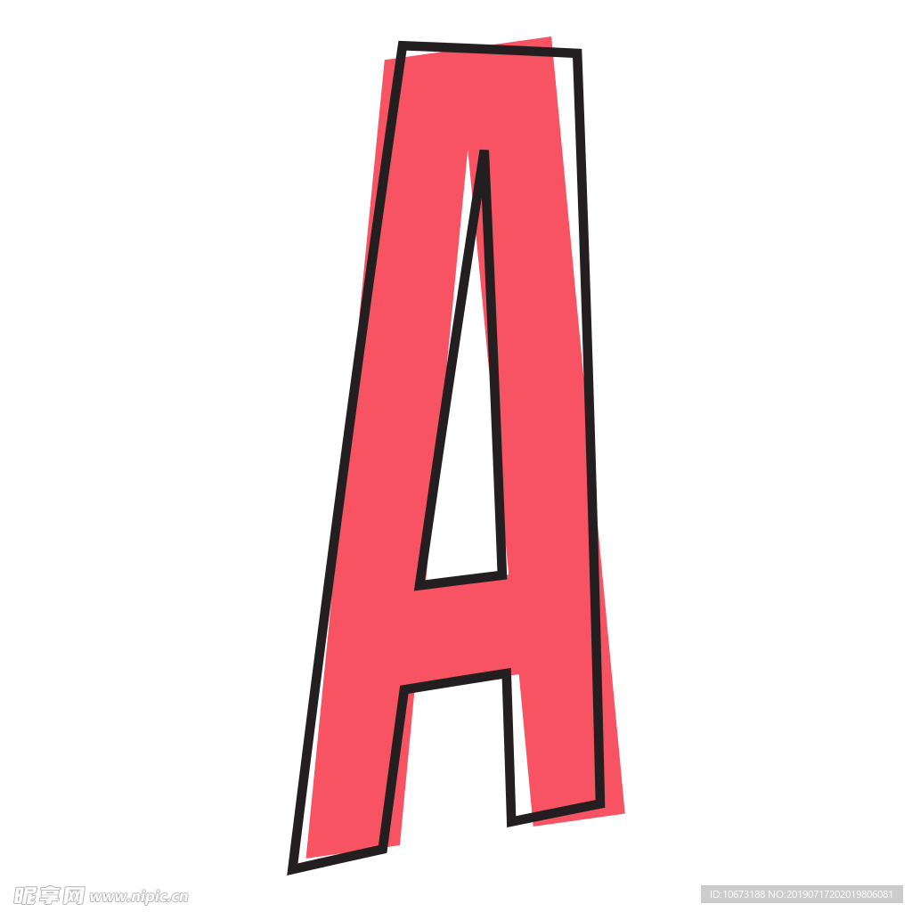 卡通字母