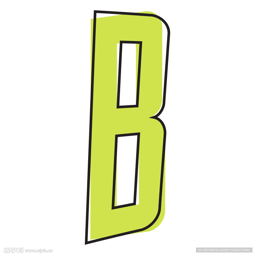 卡通字母