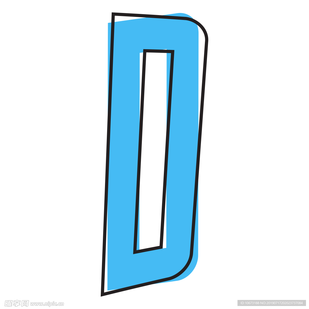 卡通字母