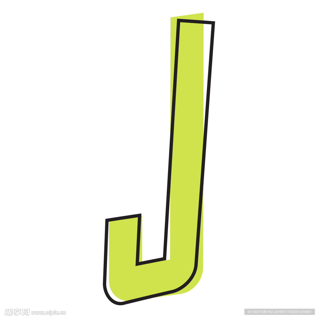 卡通字母