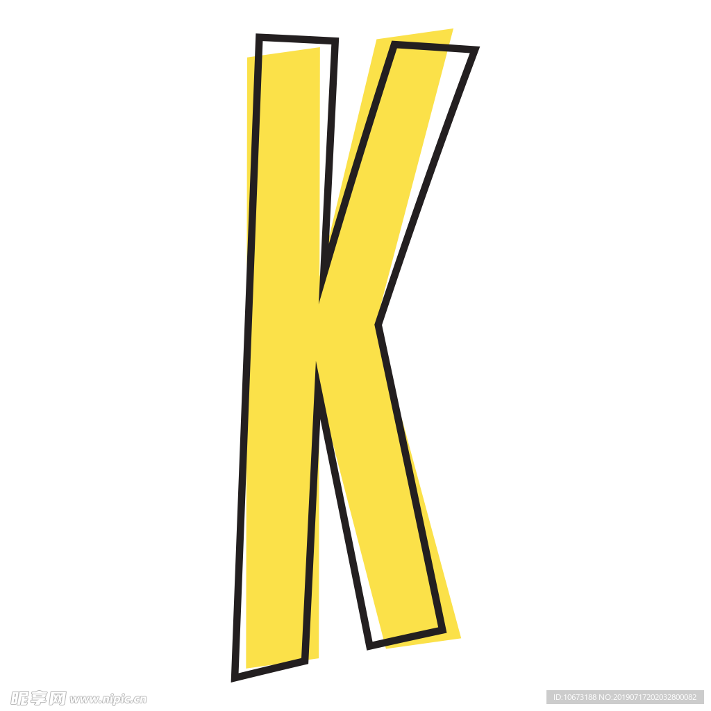 卡通字母