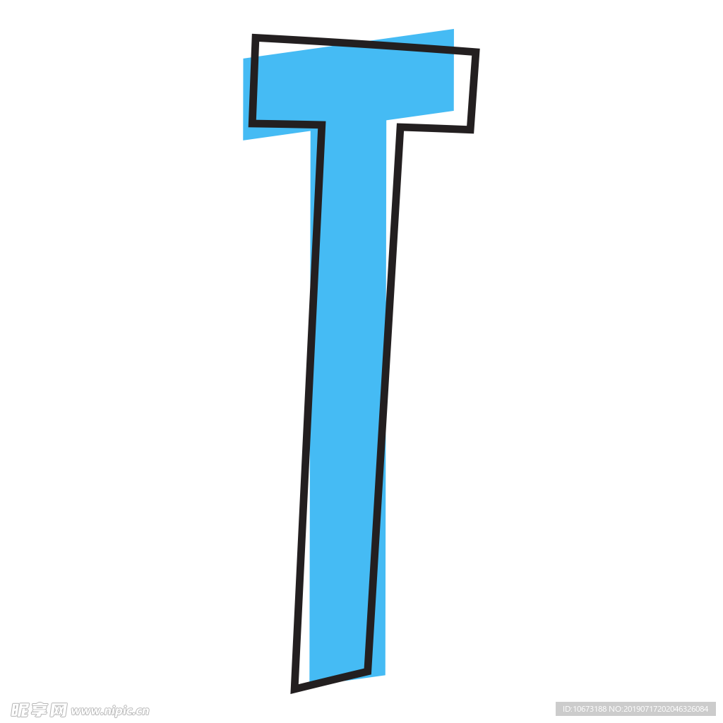 卡通字母