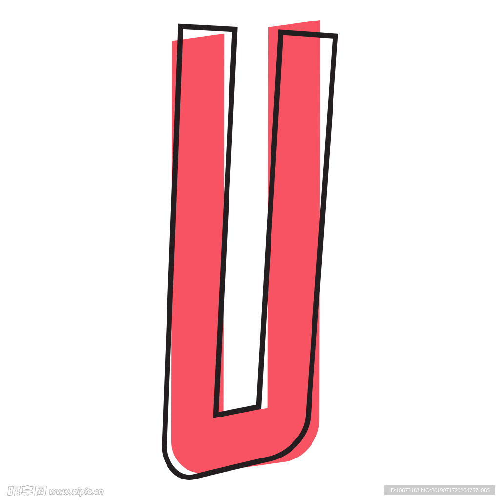 卡通字母